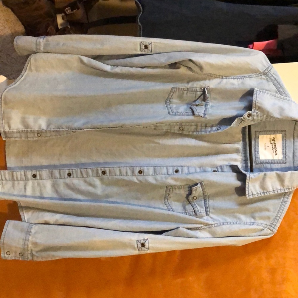 Lightweight Jean button up
